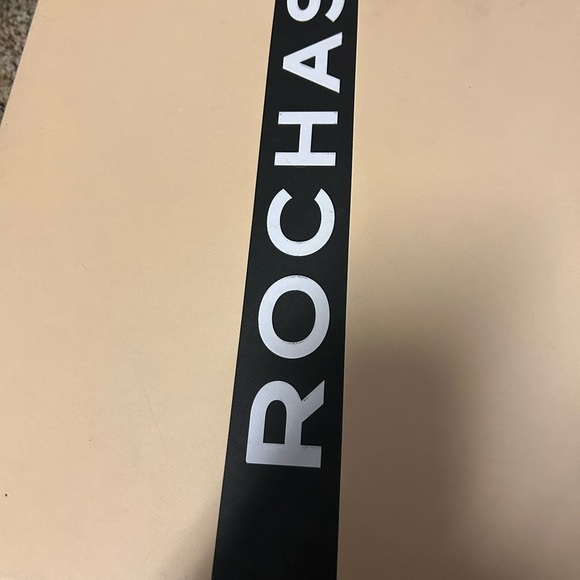 Rare Rochas boots high hill 4 inch black leather - Picture 6 of 11